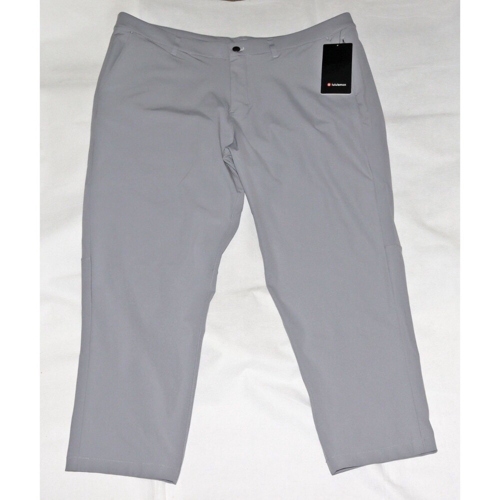 NWT Lululemon Commission Pant ABC Men's 40x34L Cast Gray Slim Warpstreme LM5439S